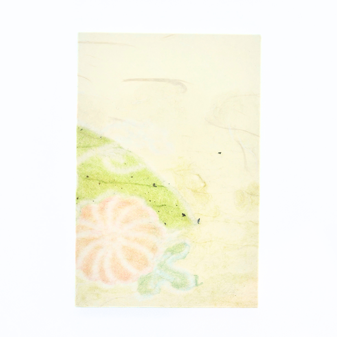 【越前和紙】御朱印帳 扇子 花