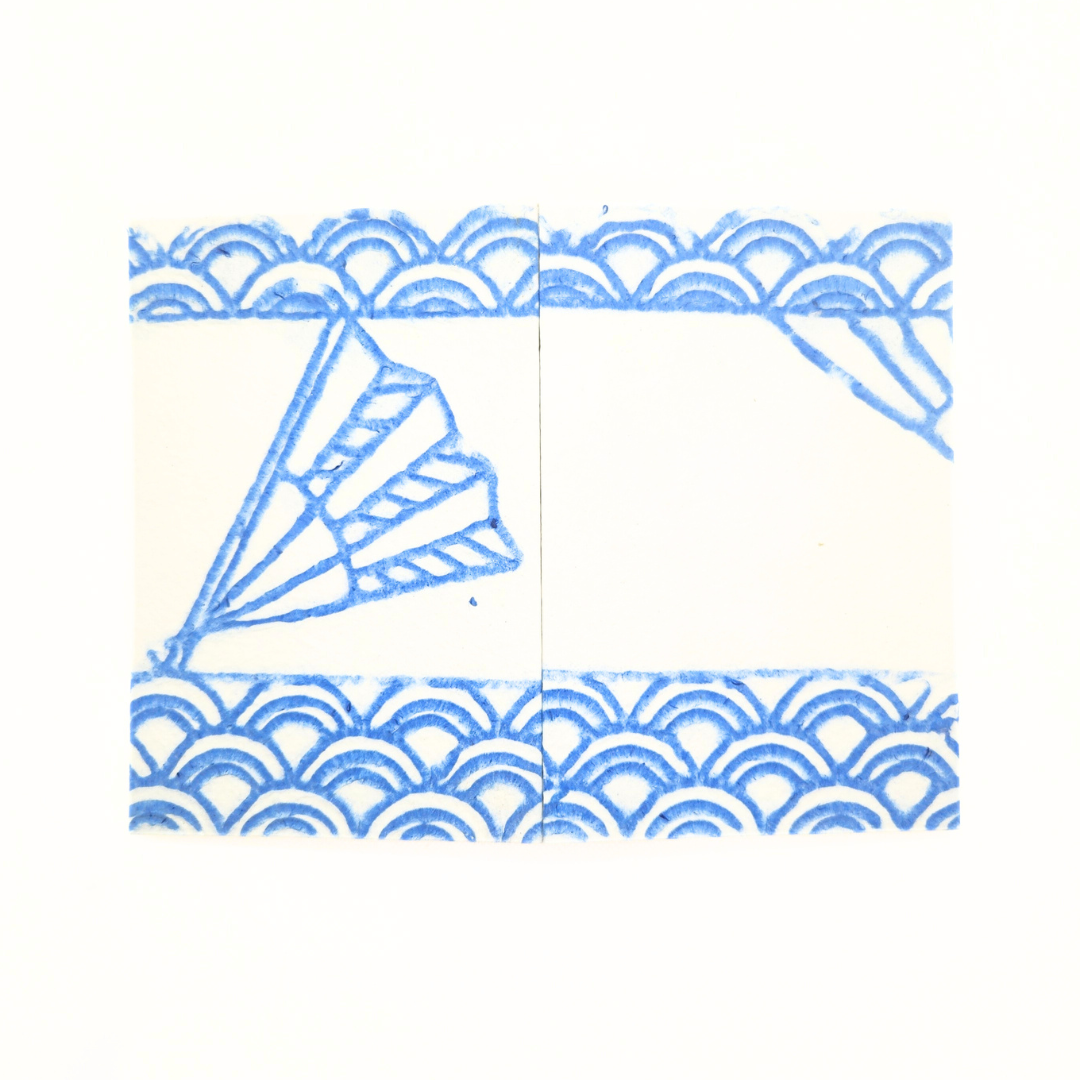 【越前和紙】御朱印帳 扇白