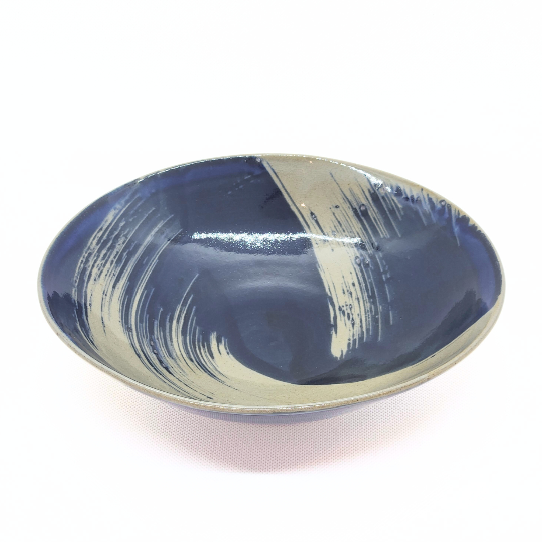 【越前焼】刷毛目 平鉢 大