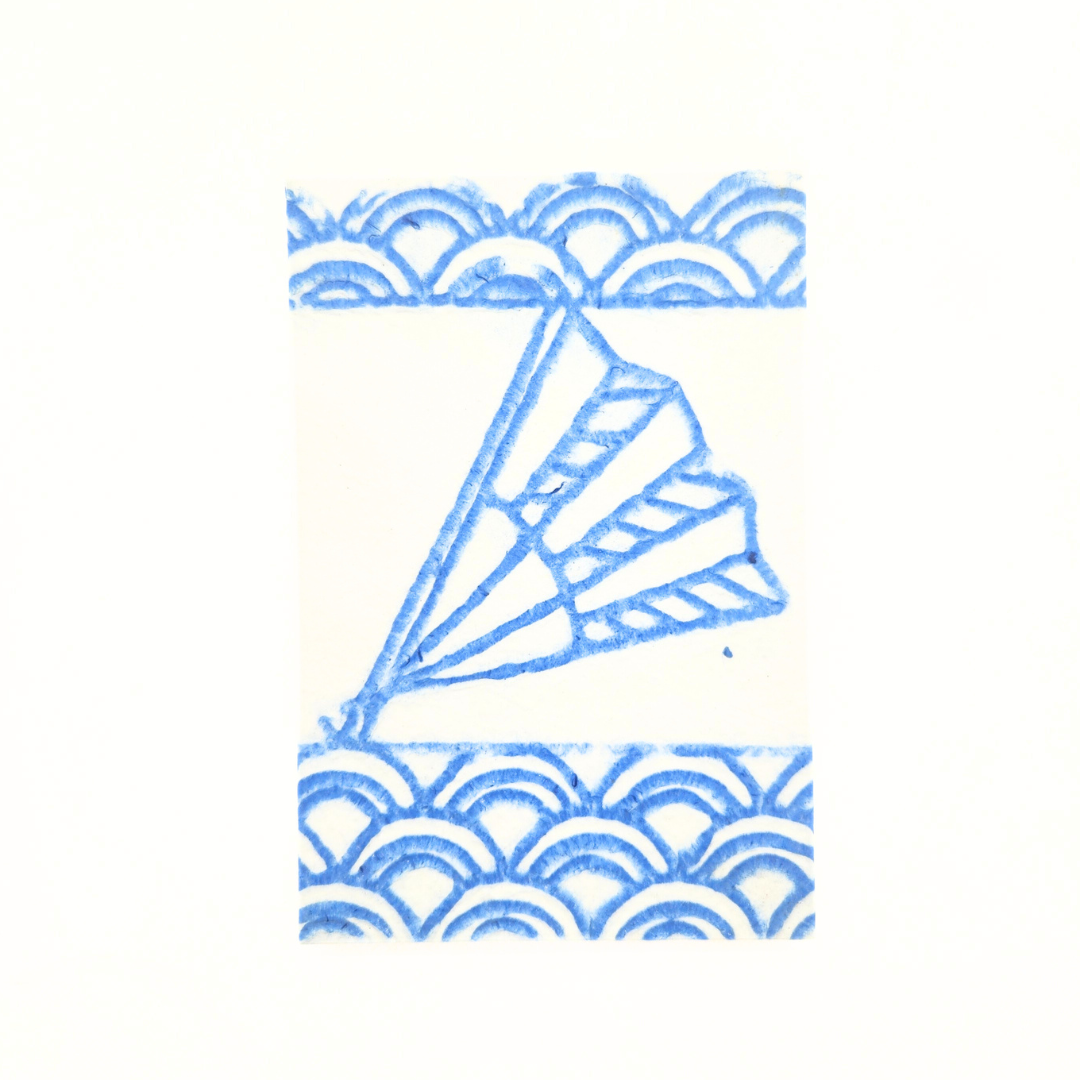 【越前和紙】御朱印帳 扇白