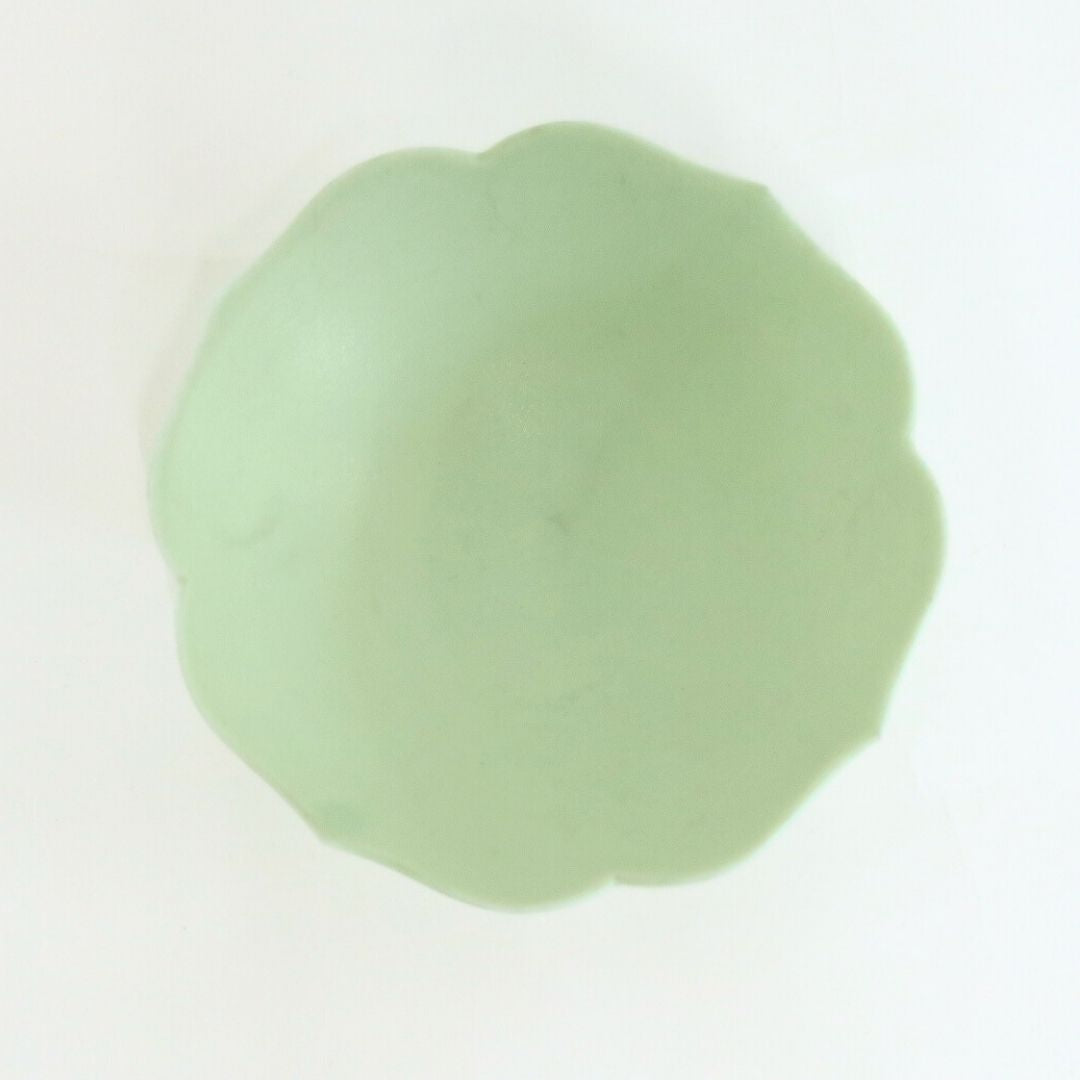 蓮花 鉢 マットグリーン