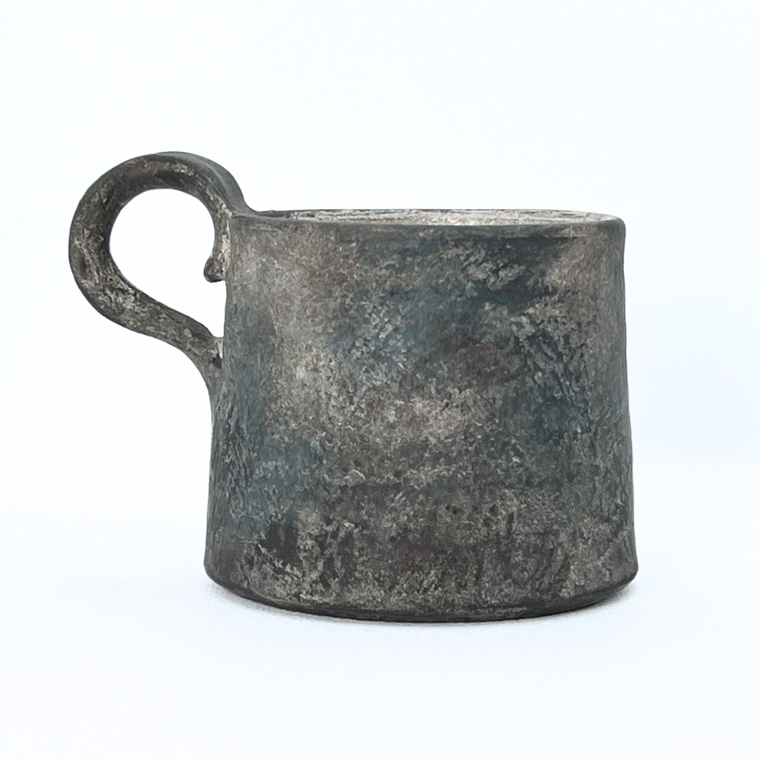 緑青銀彩マグカップ