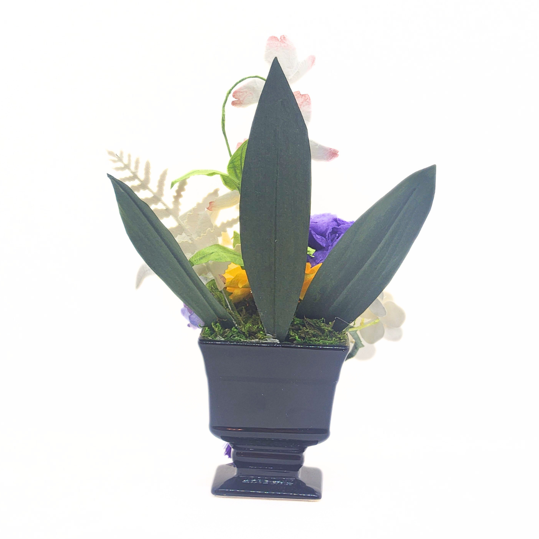 【越前和紙】お仏花 黄ダリア