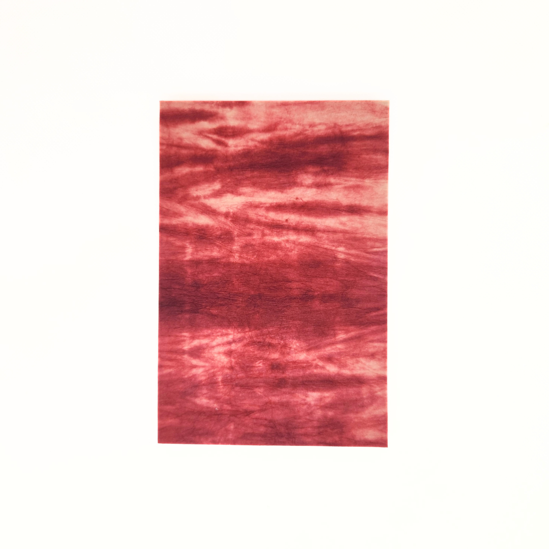 【越前和紙】御朱印帳 赤霧