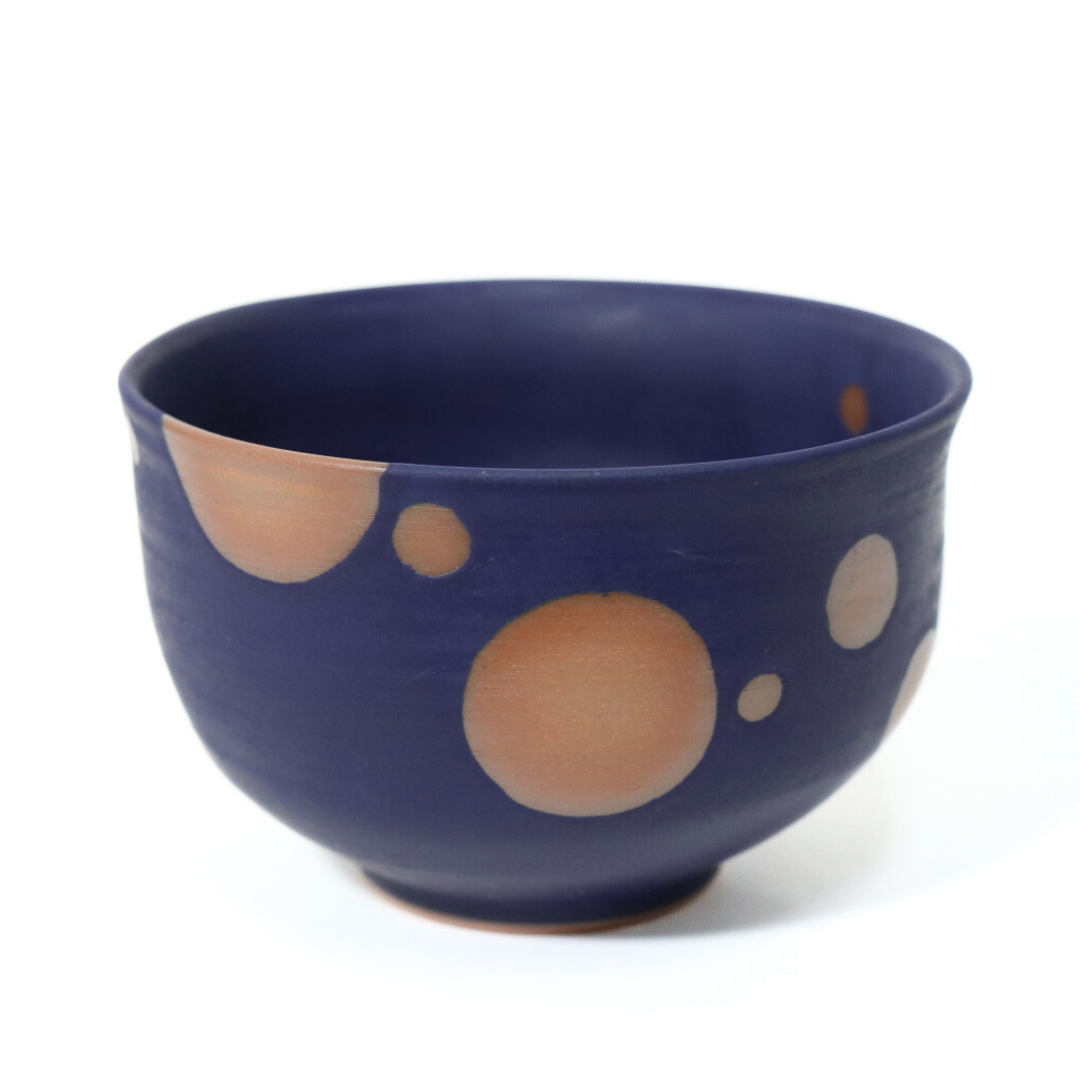 【越前焼】藍マット マイボウル