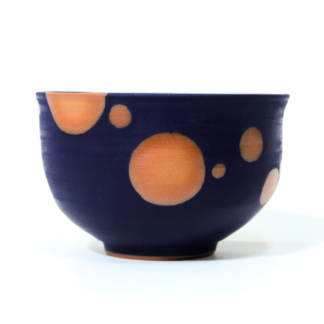 【越前焼】藍マット マイボウル
