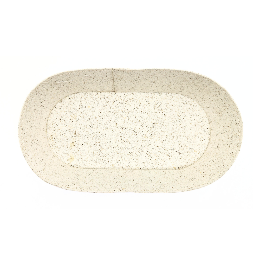 Food Paper -野菜や果物からできた楕円トレイ- ごぼう