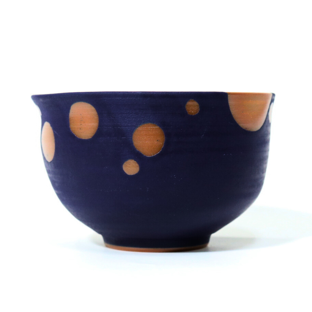 【越前焼】藍マット マイボウル