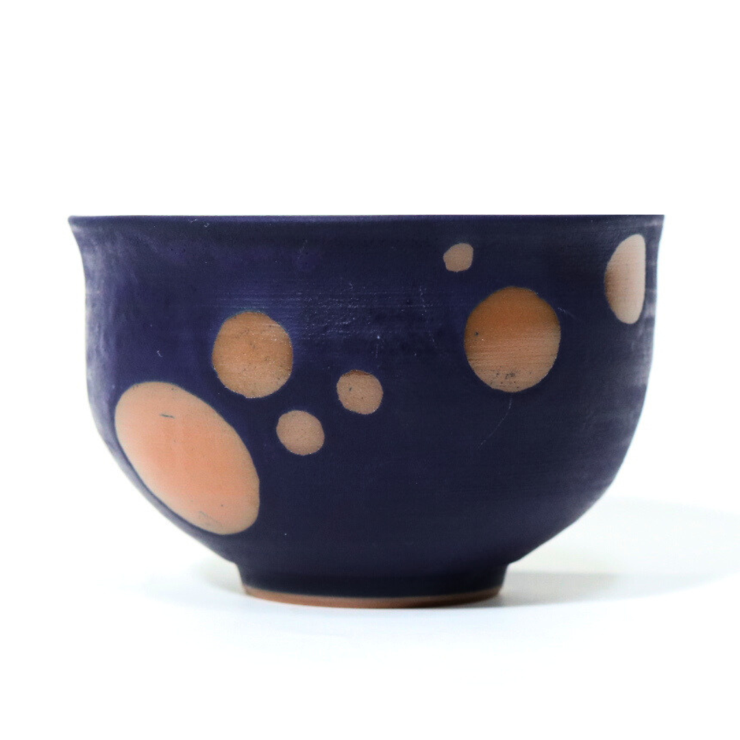 【越前焼】藍マット マイボウル