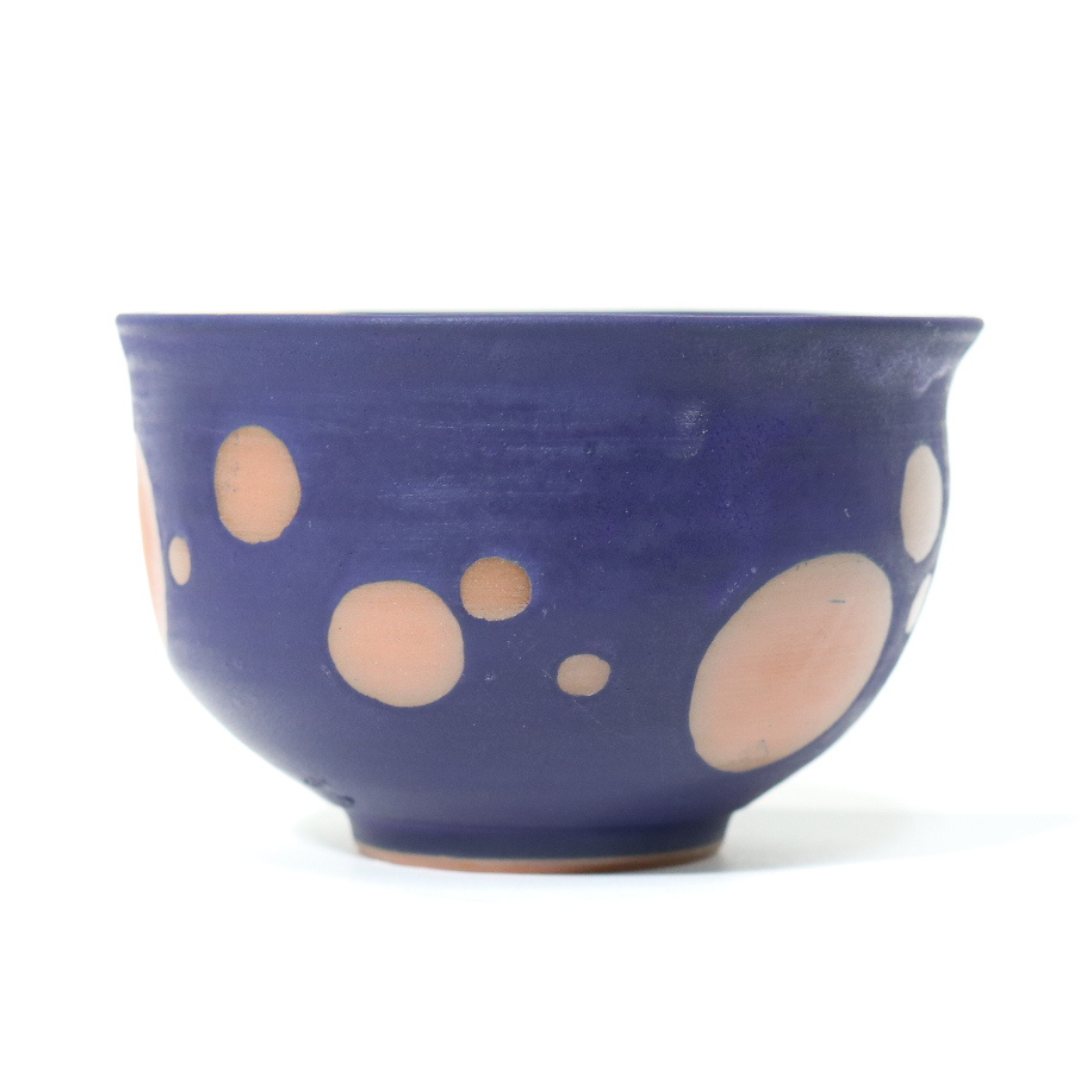 【越前焼】藍マット マイボウル