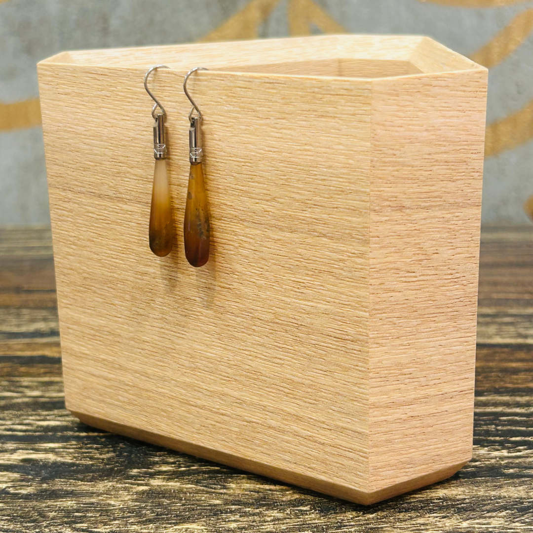 【若狭めのう細工】 SHIZUKUピアス