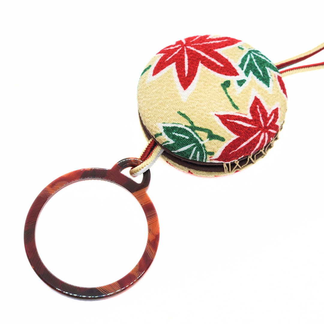 おでかけルーペ 楓×生成り