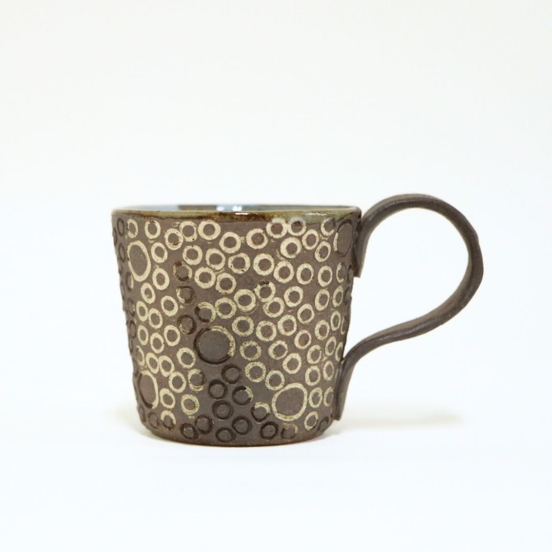 【越前焼】空模様カップb