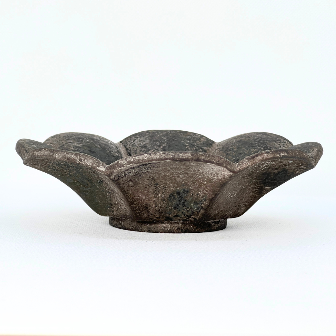 銀彩マグカップ&緑青銀彩輪花皿 セット