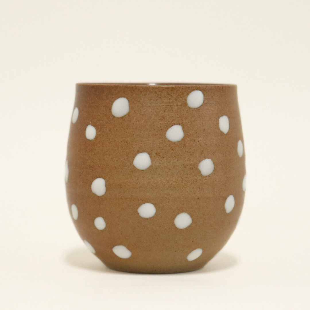 【越前焼】丸みフォルムの湯呑み d