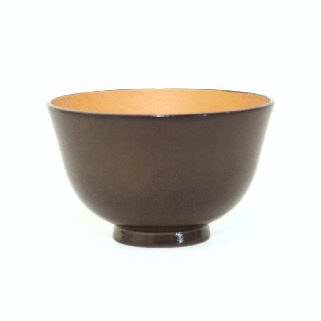 【a.depaオリジナル】越前木製椀 -茶碗- 藤紫