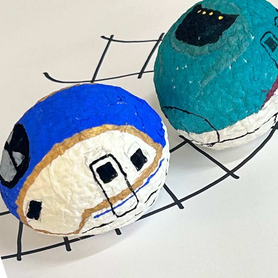 【越前和紙】手漉き和紙おきあがりこぼし はやぶさ