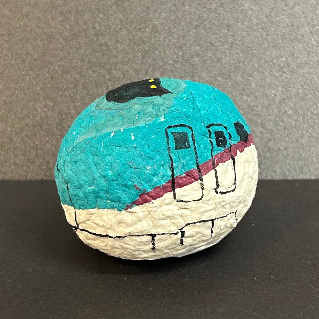 【越前和紙】手漉き和紙おきあがりこぼし はやぶさ