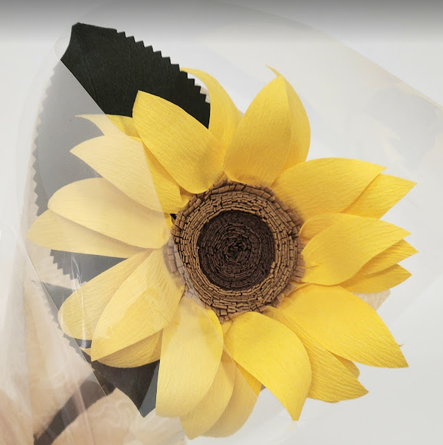 【越前和紙】季節の花 向日葵