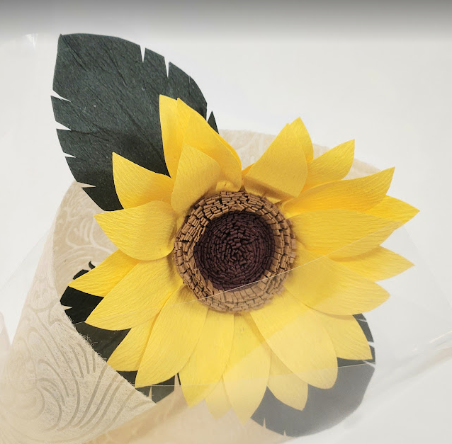 【越前和紙】季節の花 向日葵