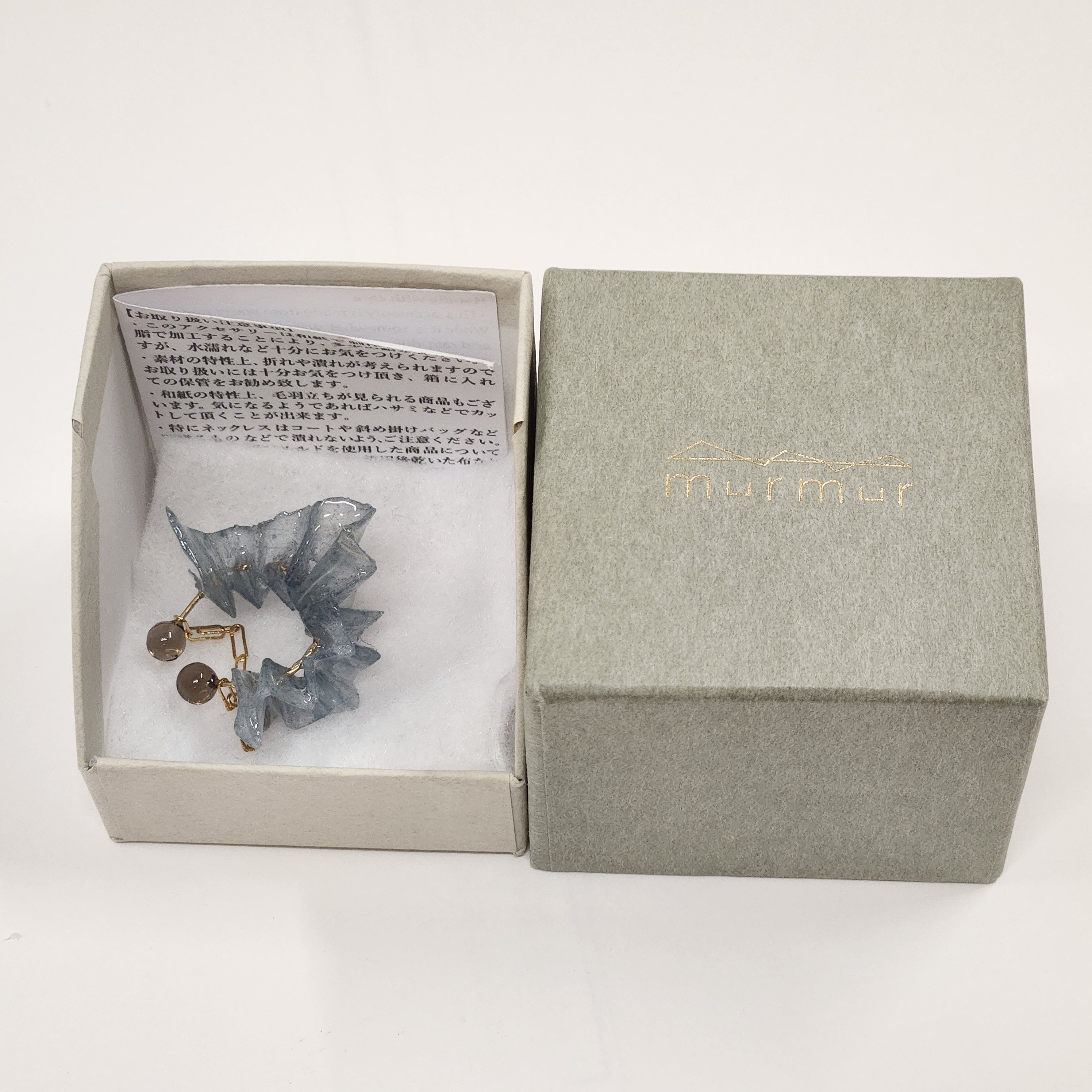 【二俣和紙】Little Bird イヤーカフ LightBlue