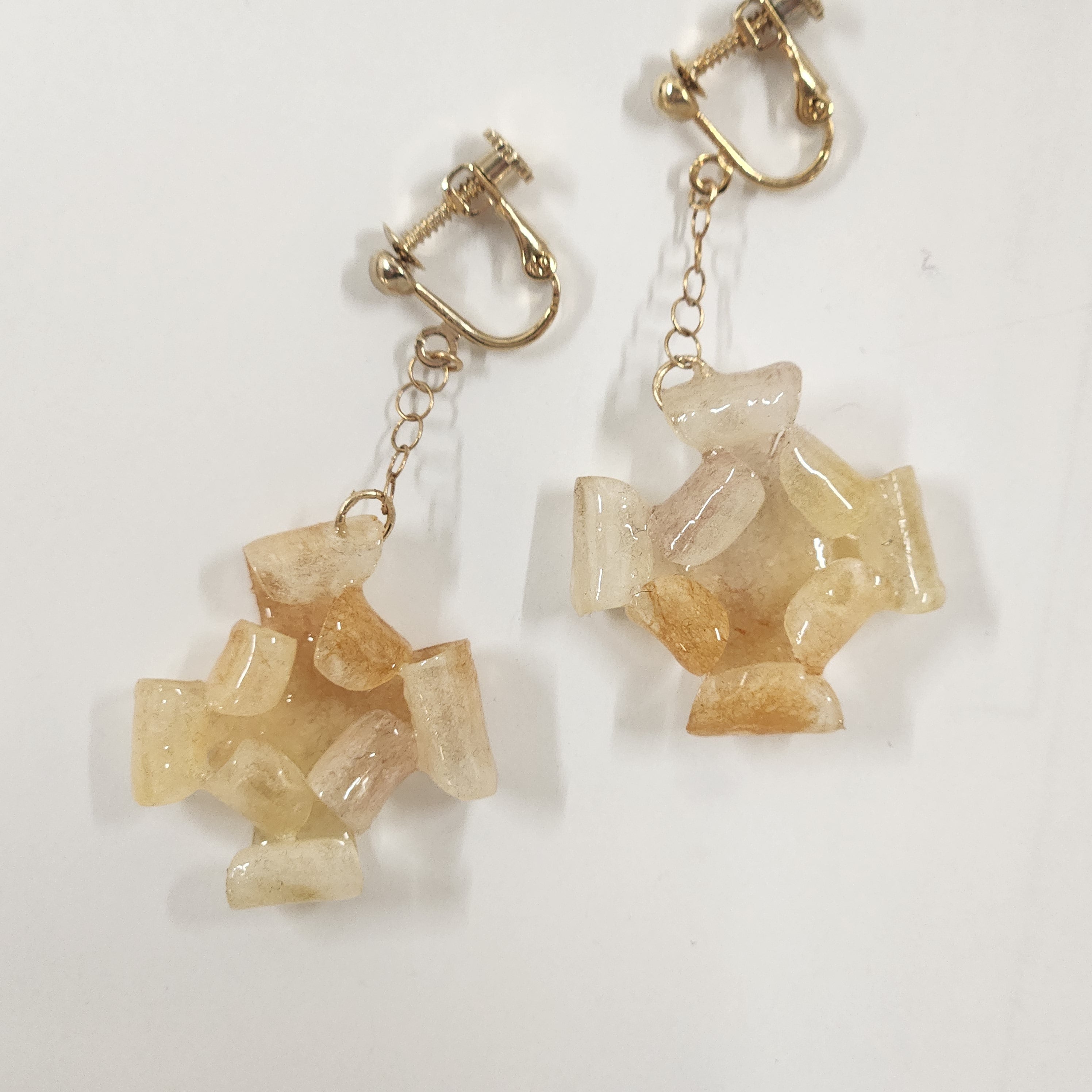 【二俣和紙】Bloom イヤリング Yellow