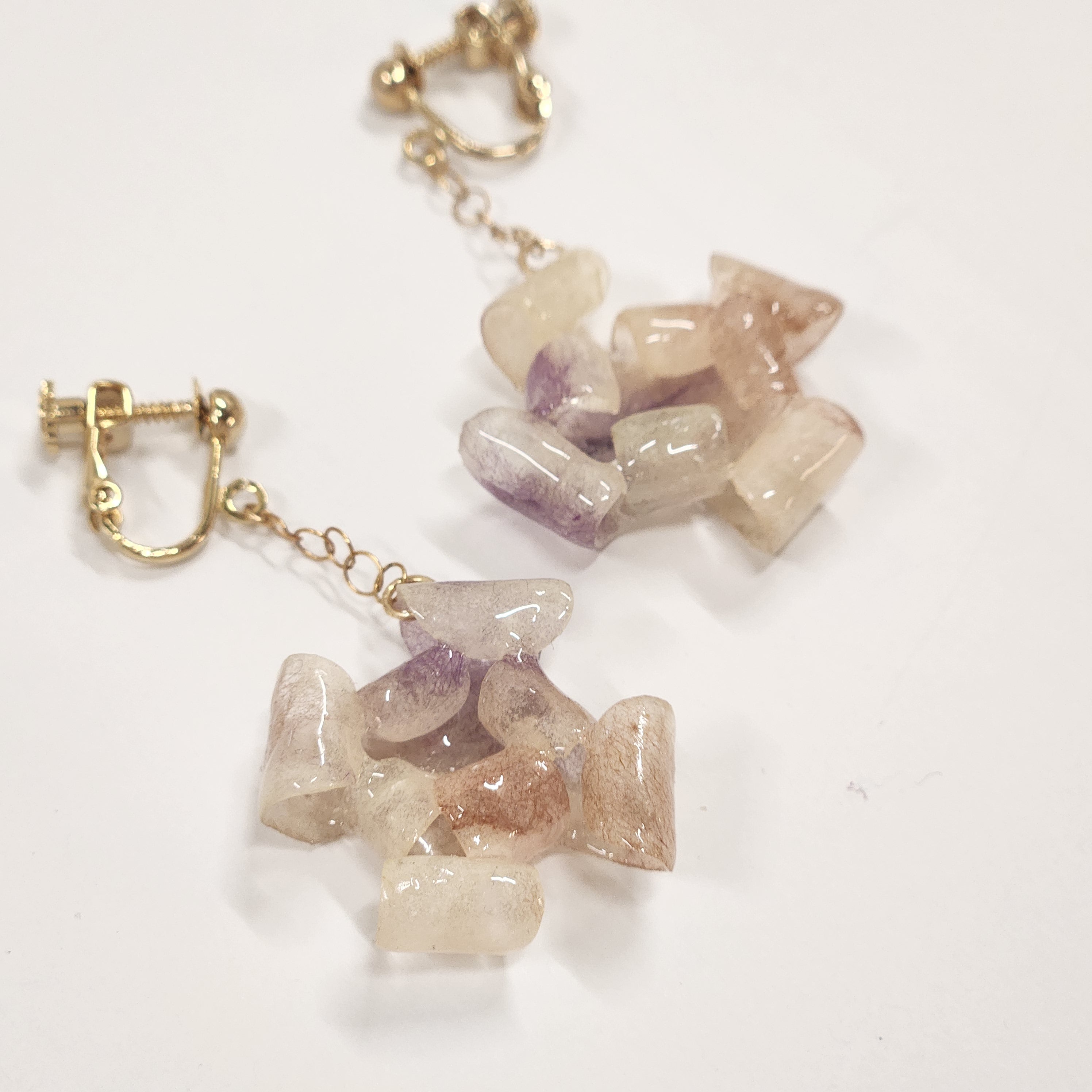 【二俣和紙】Bloom イヤリング Orange