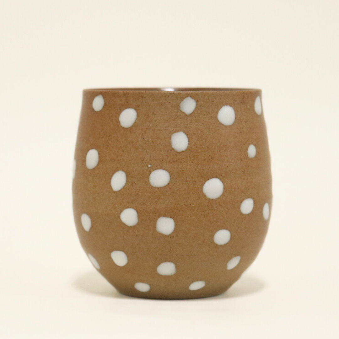 【越前焼】丸みフォルムの湯呑み d