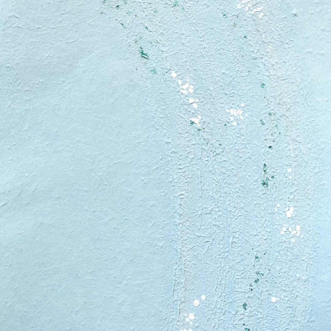 【越前和紙】手漉き一枚和紙 エメラルドのカケラ