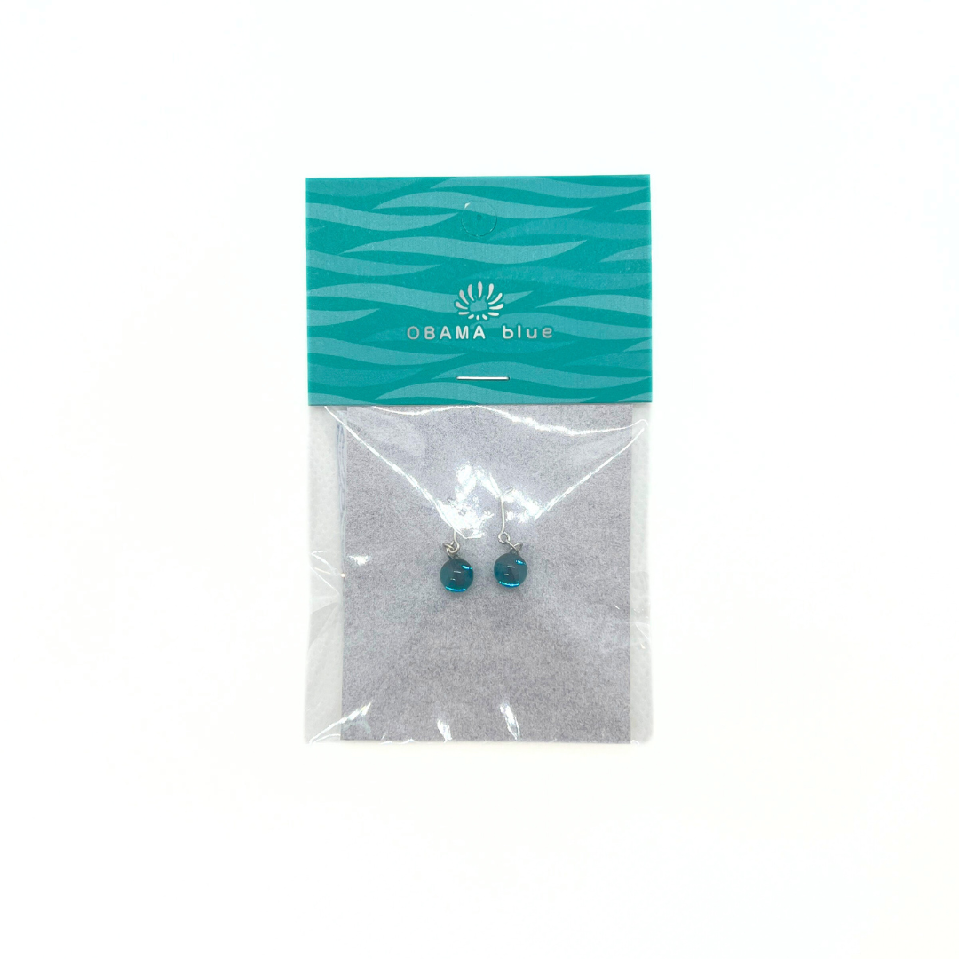 OBAMA blue ピアス 青