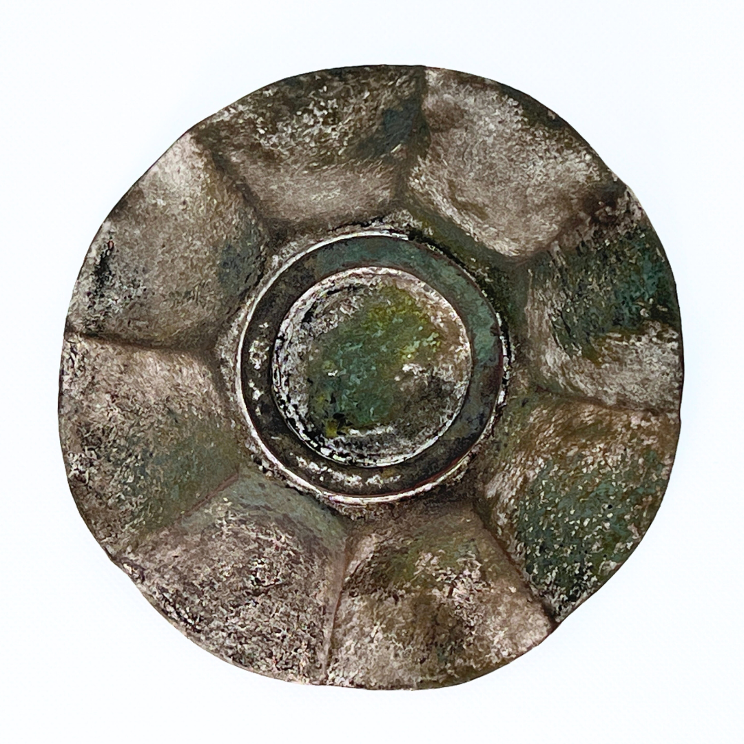 銀彩マグカップ&緑青銀彩輪花皿 セット