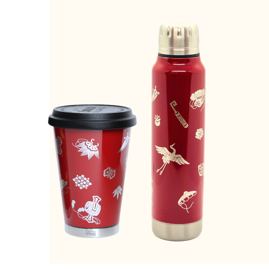 URUSHI UMBRELLA BOTTLE 宝尽くし 朱