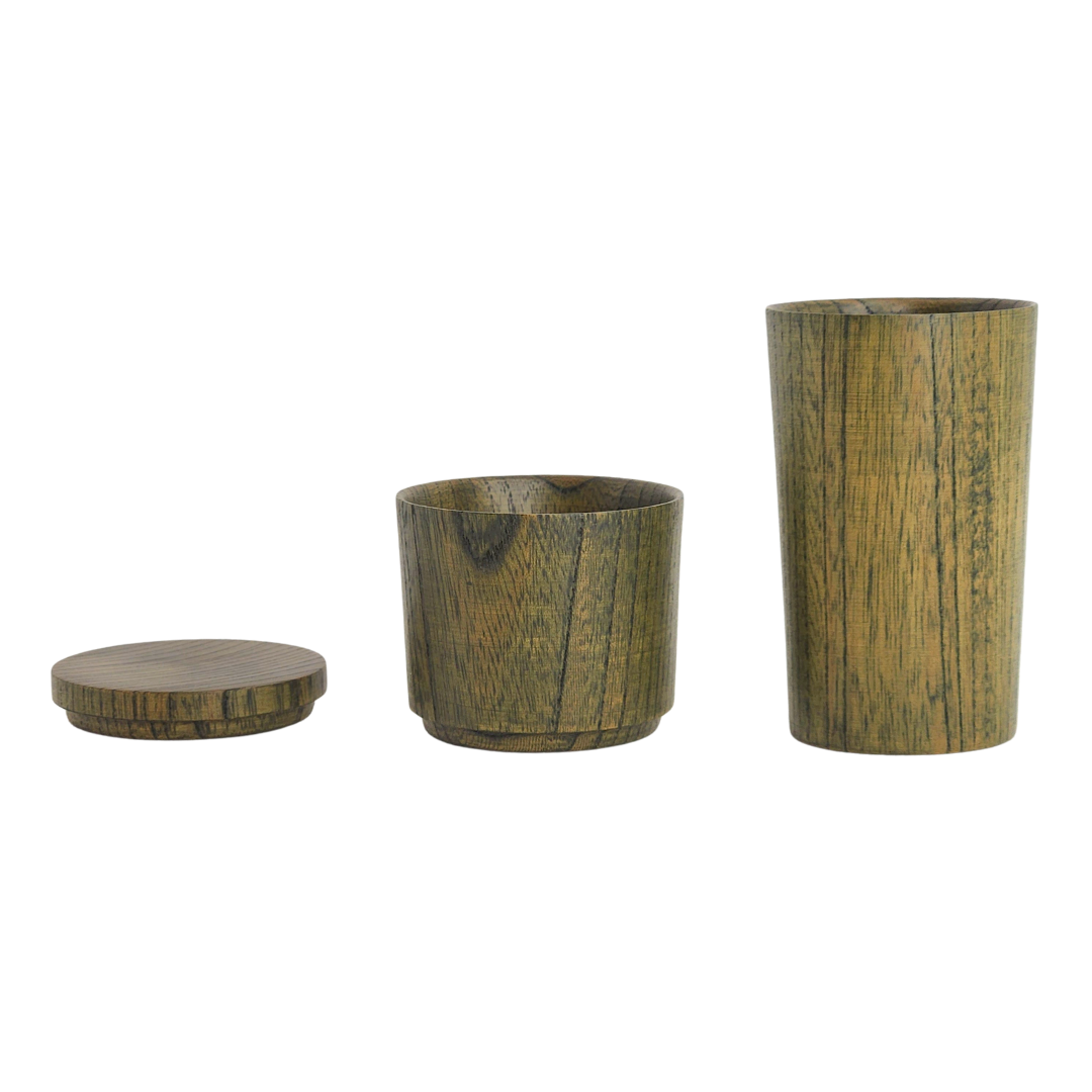 【越前漆器】 NON 日本酒モダン酒器セット NIVI 鶯茶