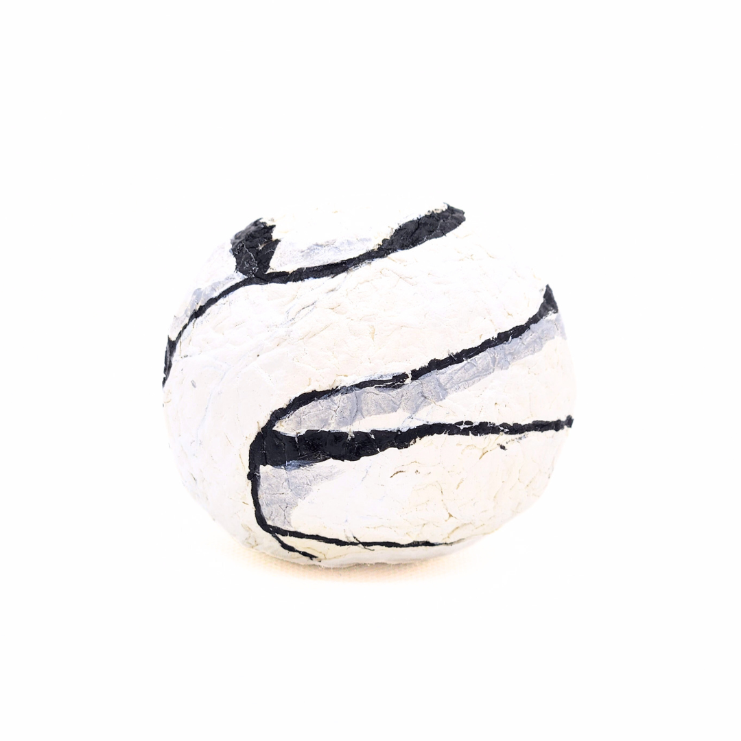 【越前和紙】手漉き和紙おきあがりこぼし 巳-白-