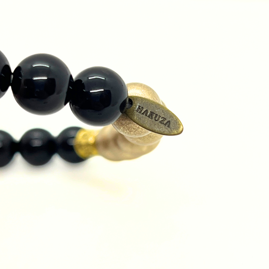 天然石ブレスレット 久遠色×オニキス