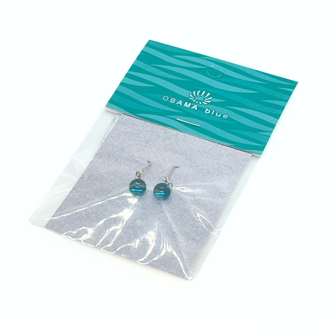 OBAMA blue ピアス 青