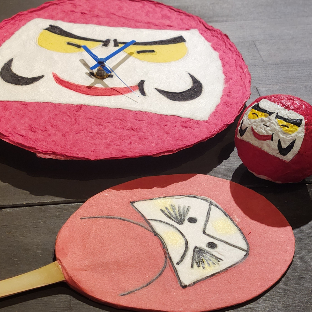 【越前和紙】手漉き和紙おきあがりこぼし かこさとし「だるまちゃん」