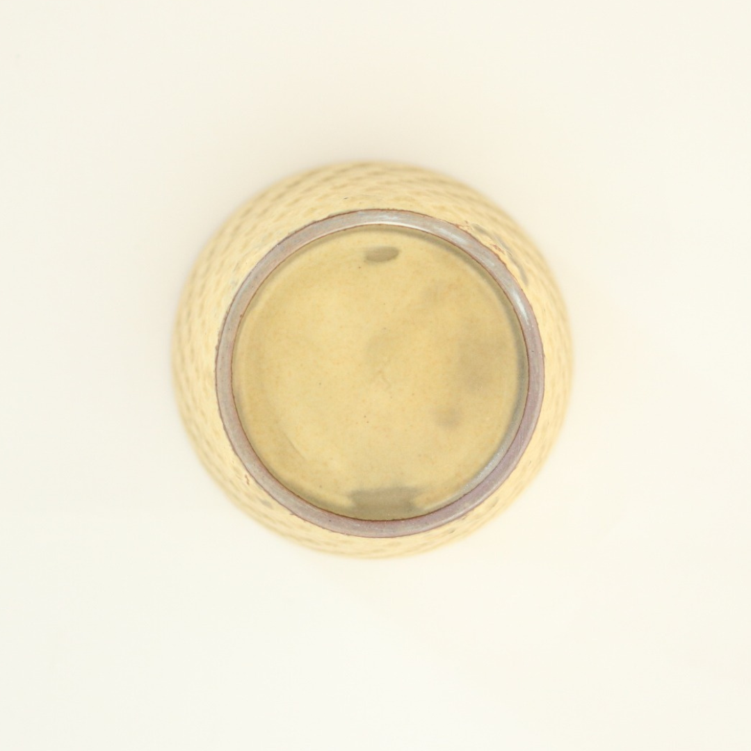 【越前焼】印花ちょこフリーカップ 黄