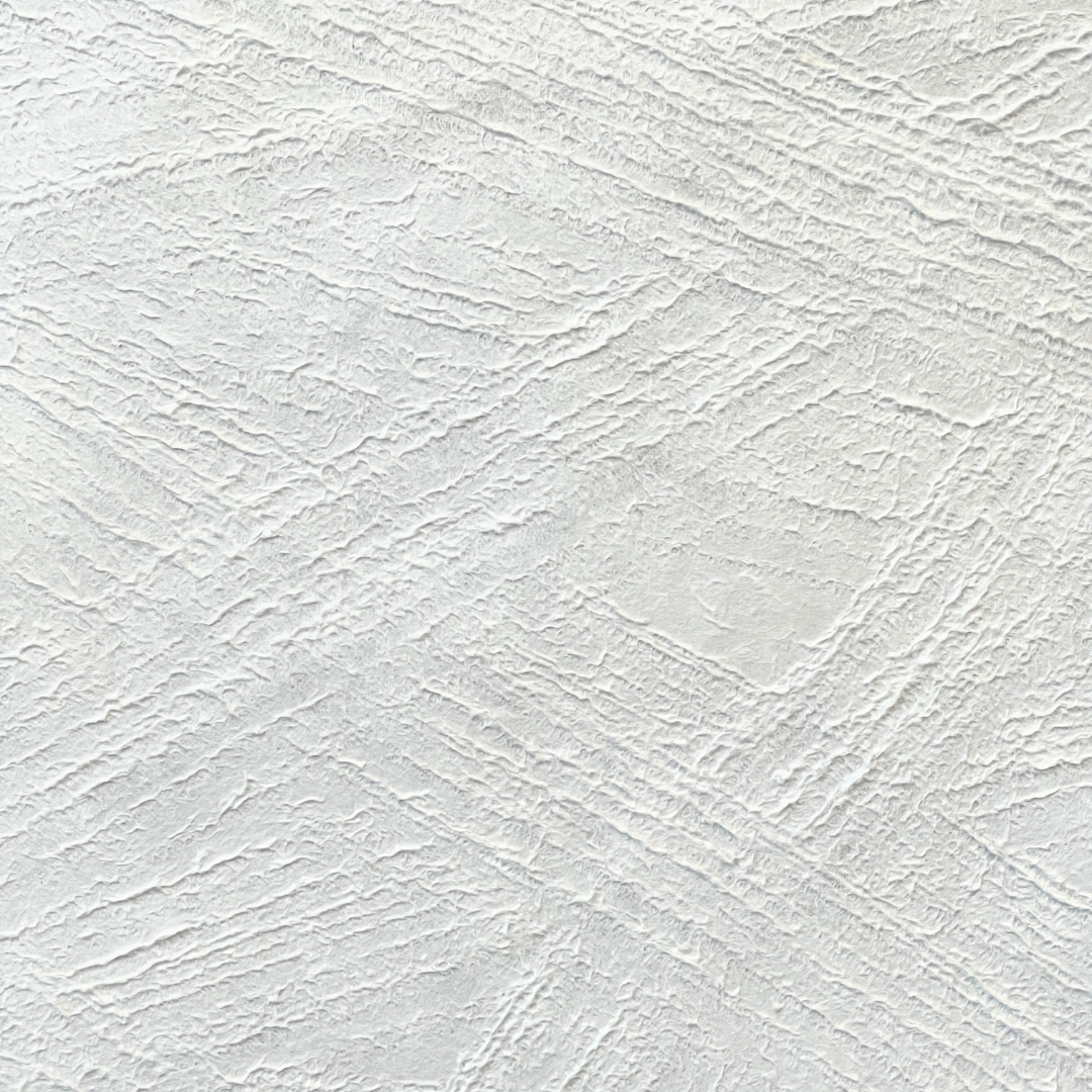 【越前和紙】手漉き一枚和紙 白×櫛引き模様