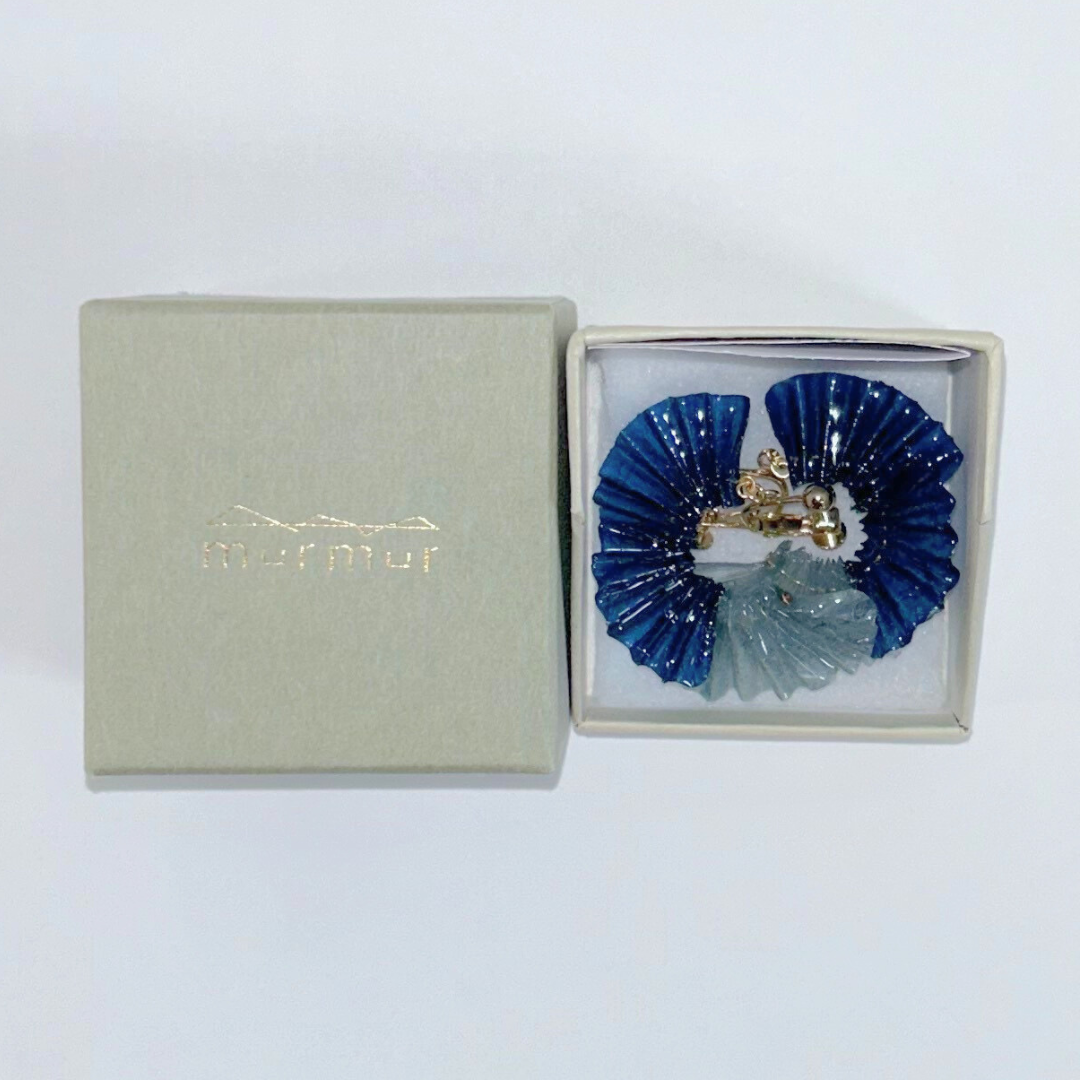【二俣和紙】舞mini イヤリング Blue