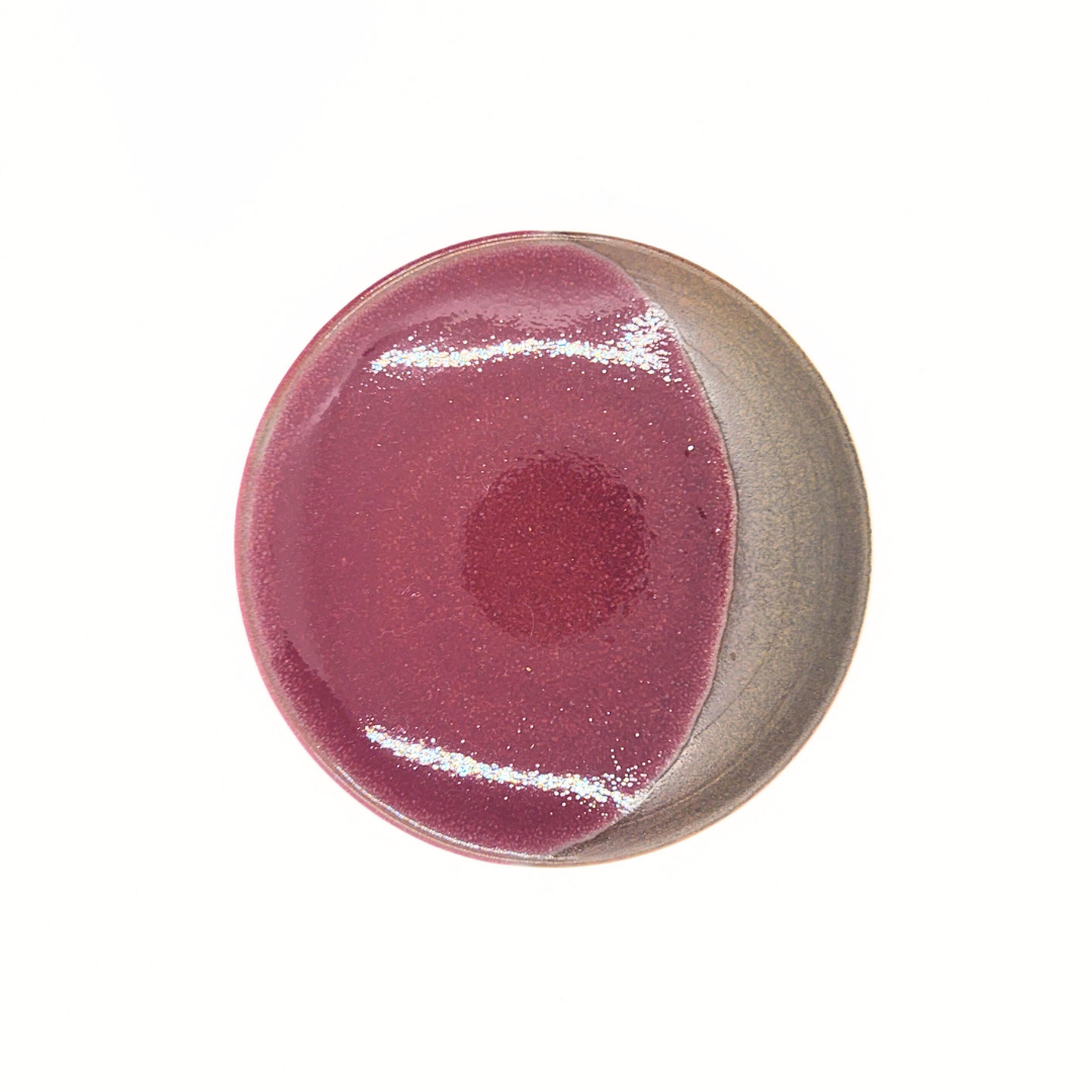 【越前焼】パープルハート 月の満ち欠け豆皿 7種セット