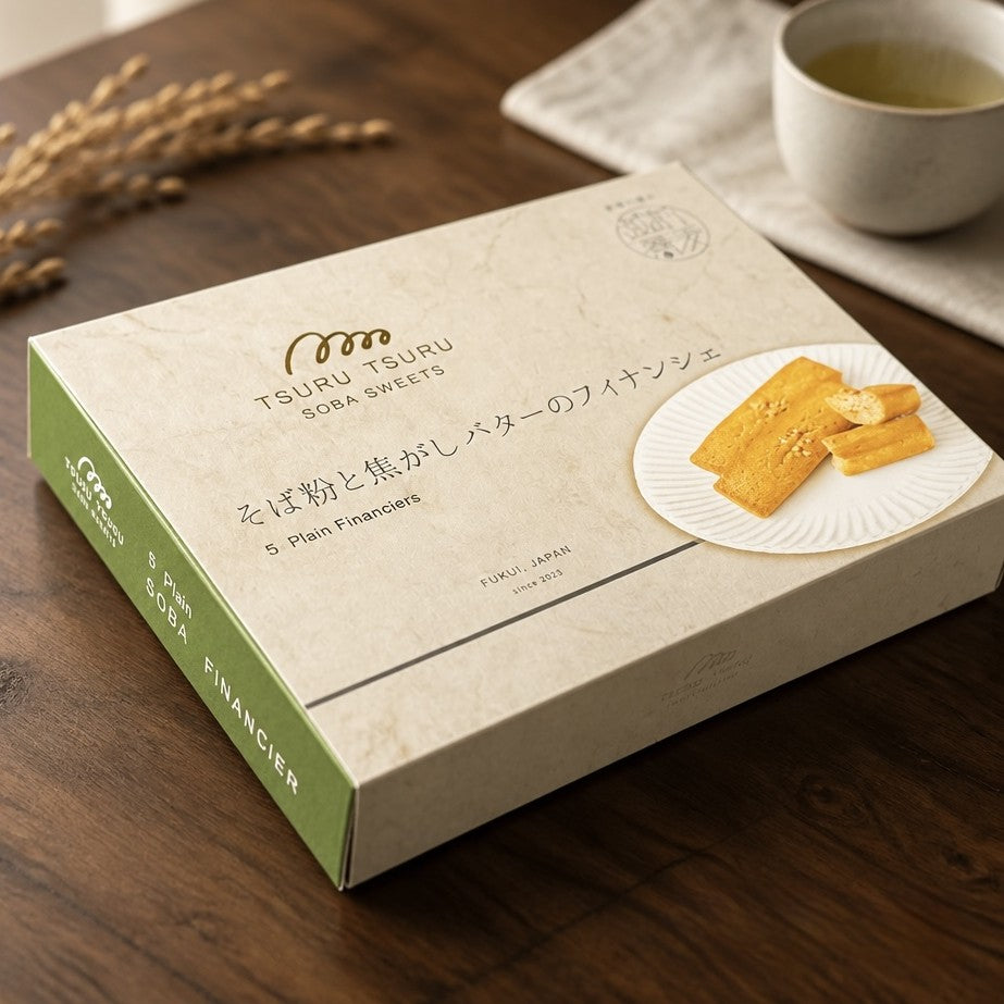 そば粉と焦がしバターのフィナンシェ