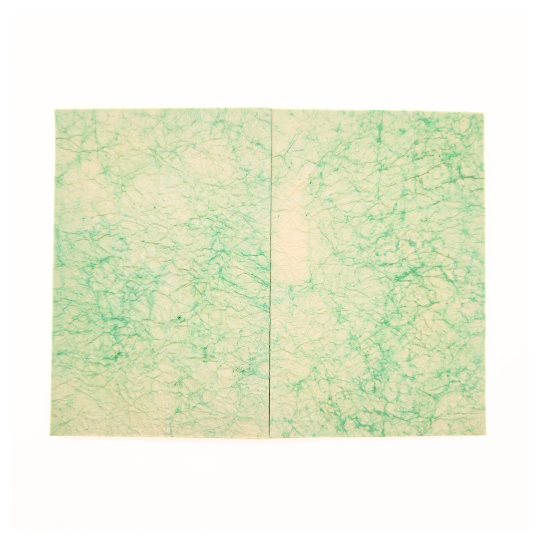 【越前和紙】御朱印帳 ラメ エメラルドグリーン