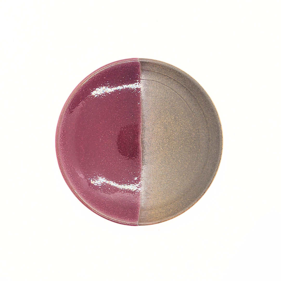 【越前焼】パープルハート 月の満ち欠け豆皿 7種セット