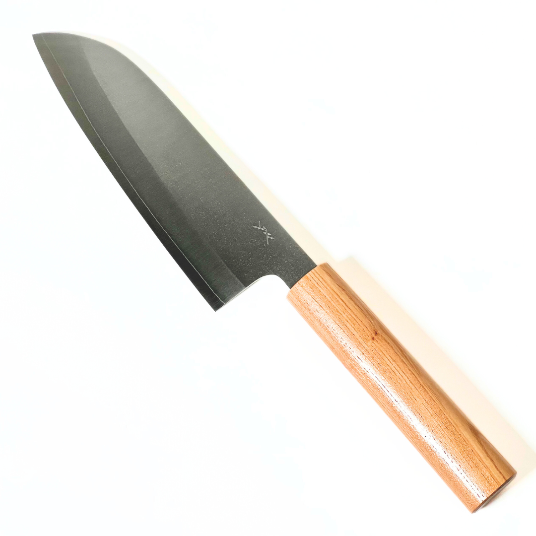 【越前打刃物】癶-HATSU- 三徳 ケヤキ拭き漆丸柄