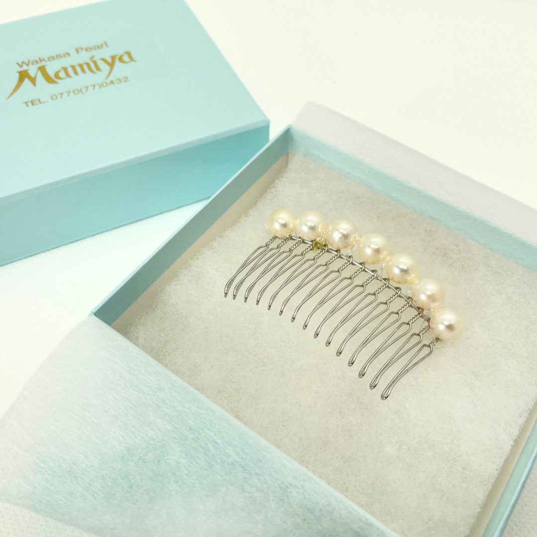本真珠のコーム Medium