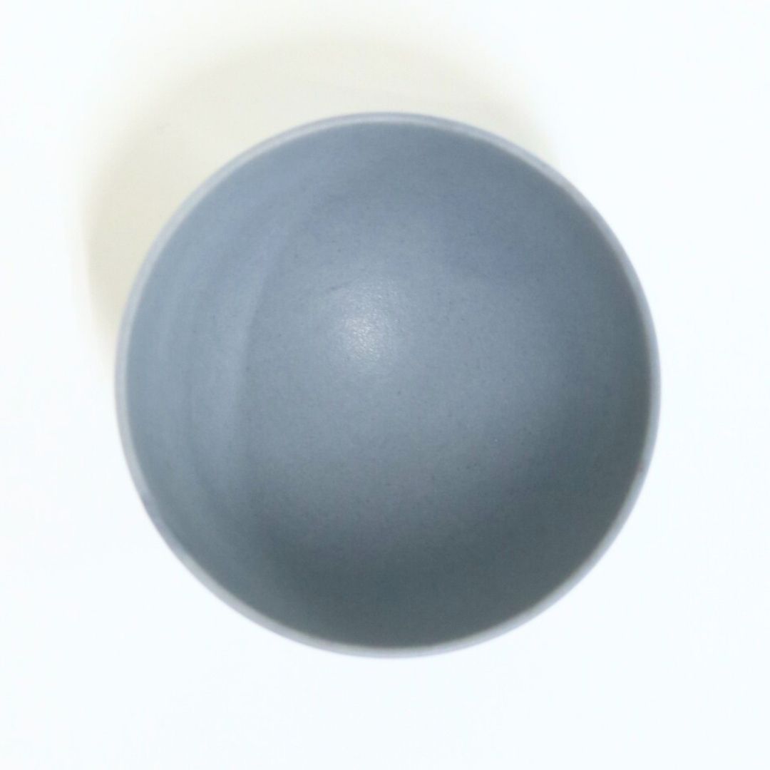 飯椀 大 マットブルー