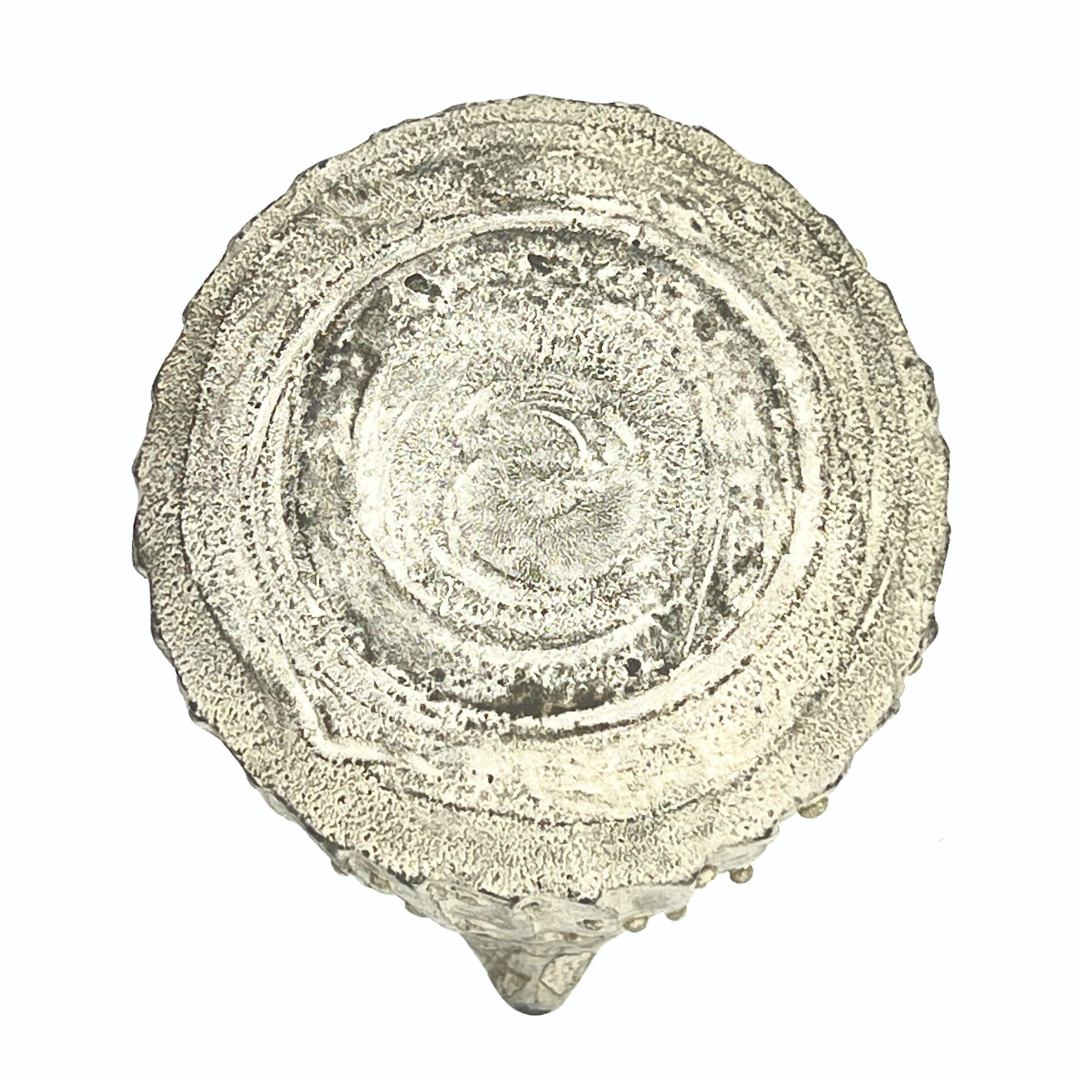 白クジャク注器(銀彩)