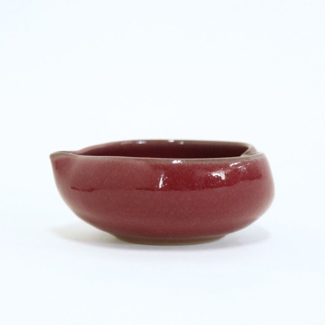 【越前焼】パープルハート ハートの小鉢