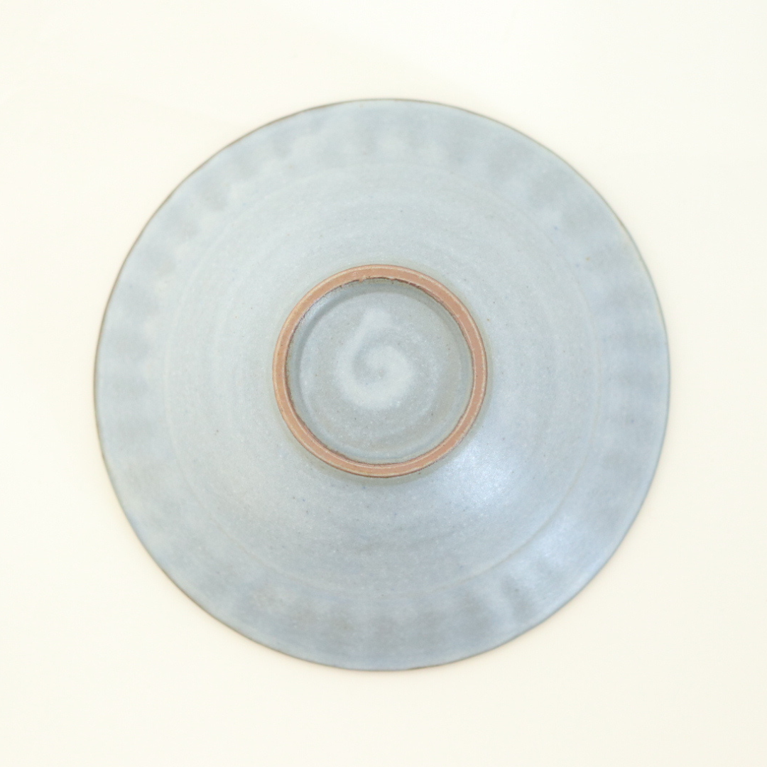 【越前焼】印花小鉢 灰